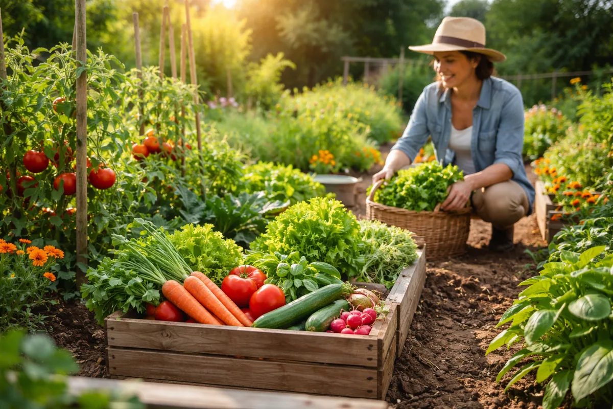 Les bienfaits d'un jardin potager pour la santé et le bien-être