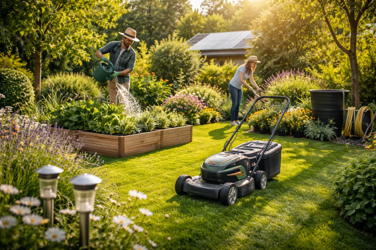 Comment réaliser l'entretien d'un jardin pour économiser de l'énergie