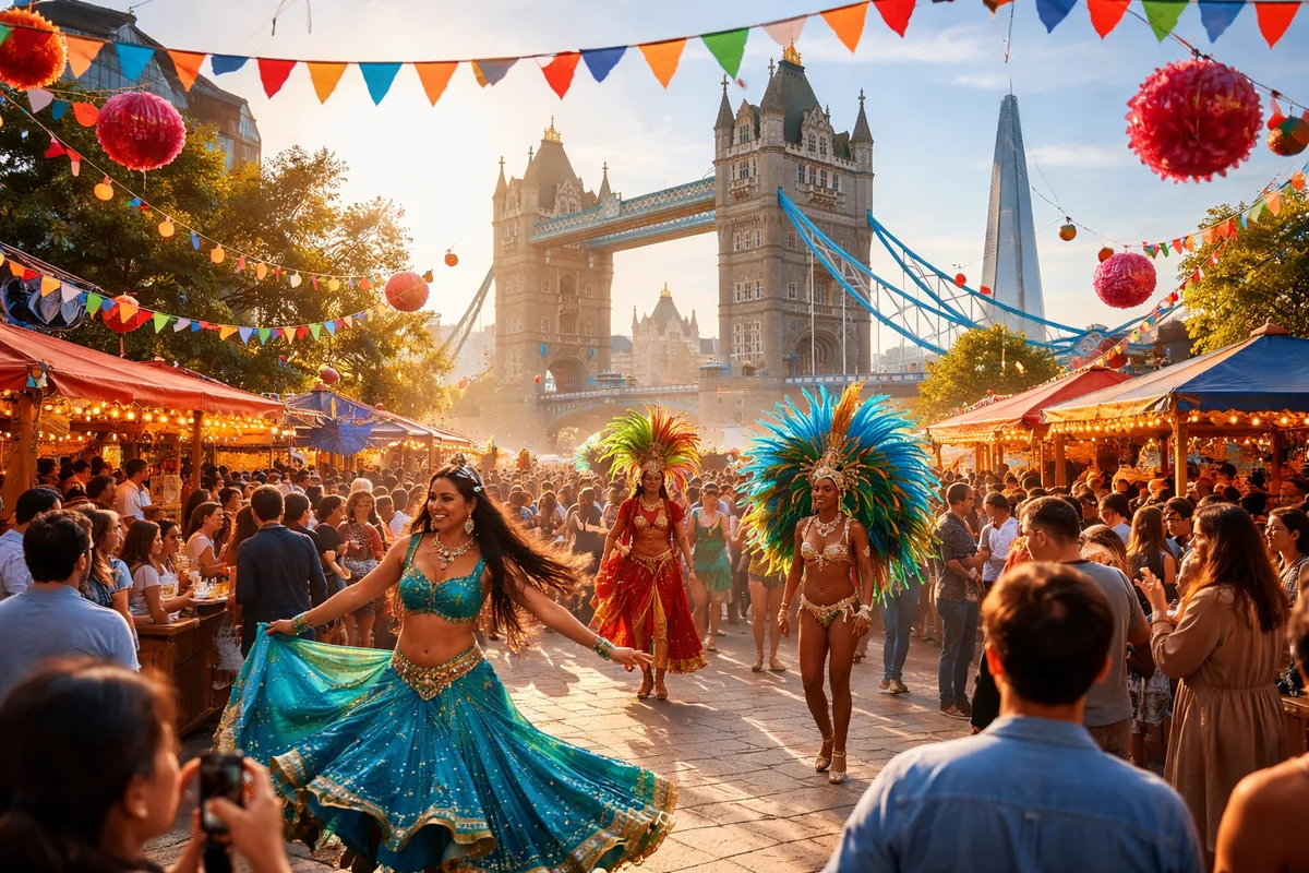 Découvrir Londres à travers ses festivals culturels vivants