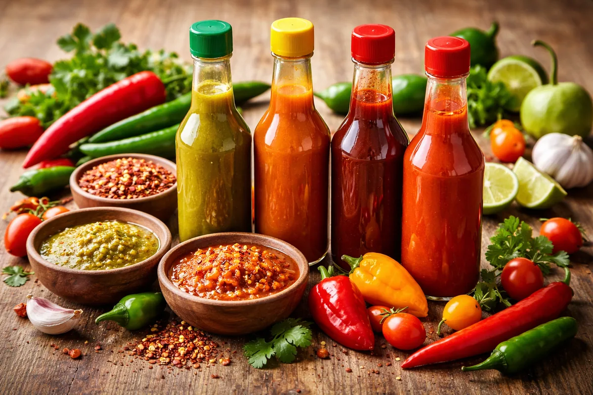 Comment les sauces piquantes mexicaines se comparent-elles entre elles ?
