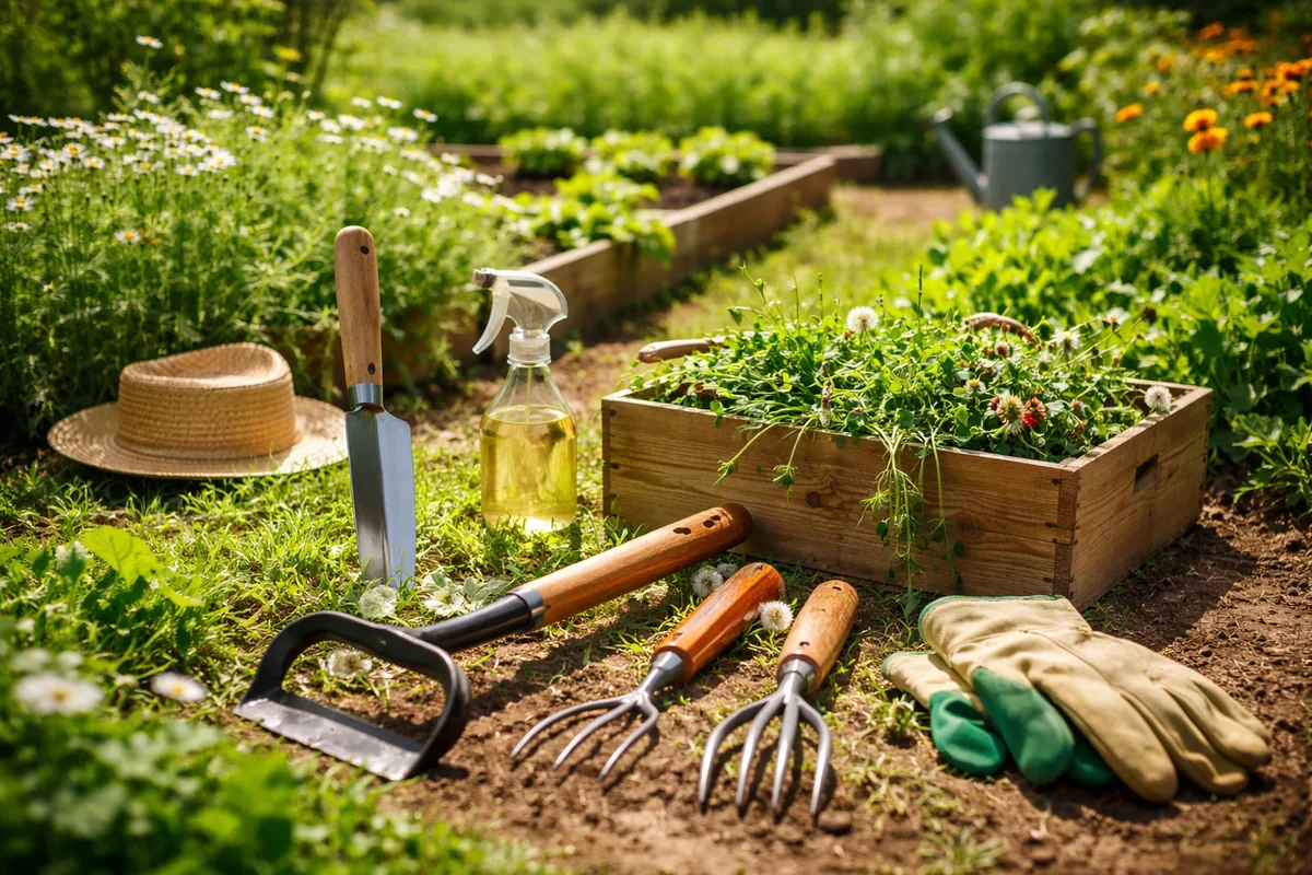 Quels outils de jardin pour un désherbage naturel efficace